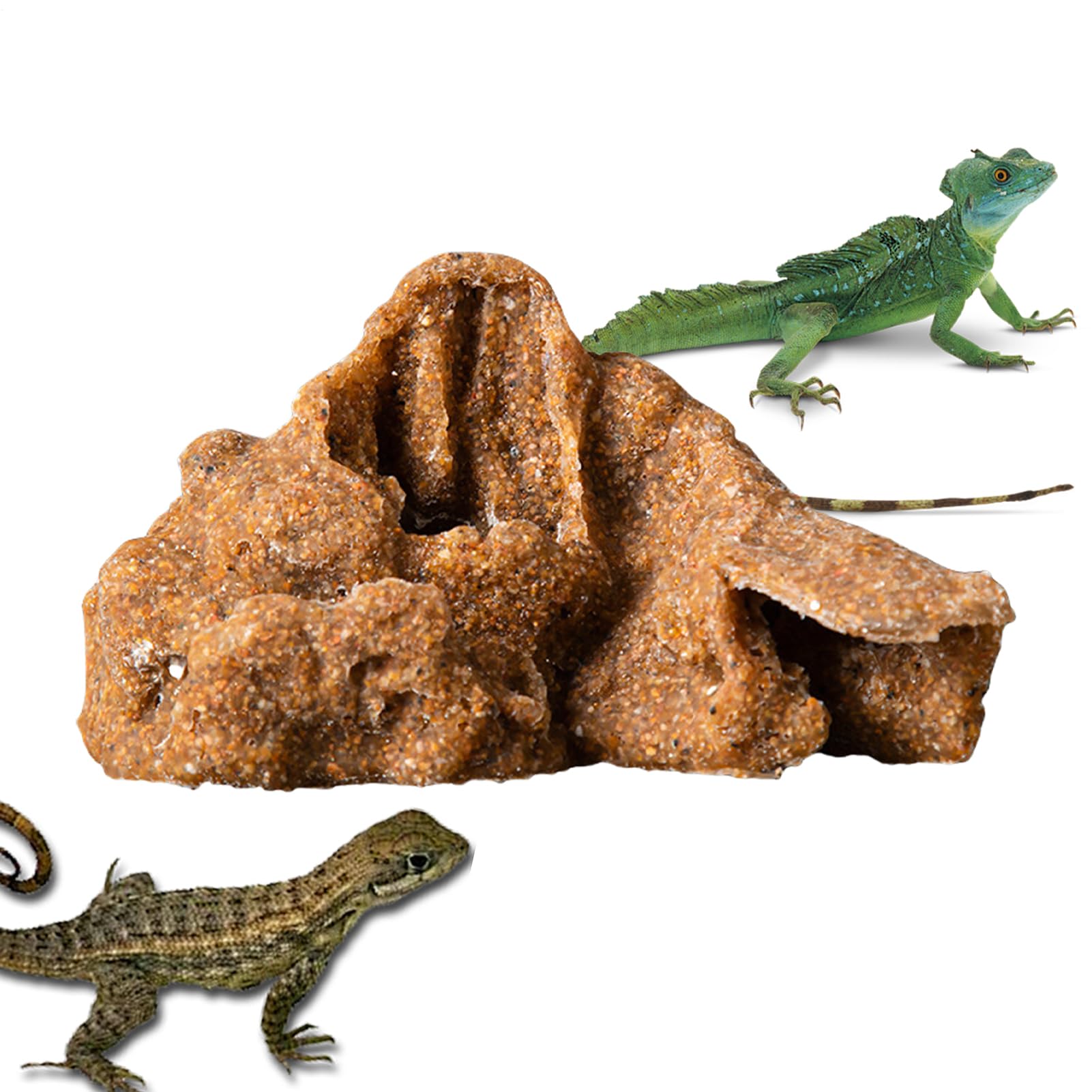Grotte pour serpents et cachette de tortue pour terrarium