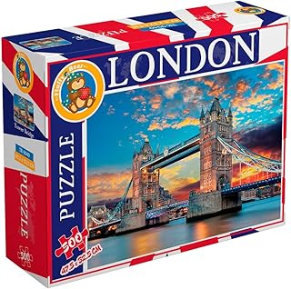 Fluffy Bear Tower Bridge London - 500 Pieces