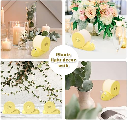 Miniatura 6 de QANYI Caracol Noche Luz Amarillo