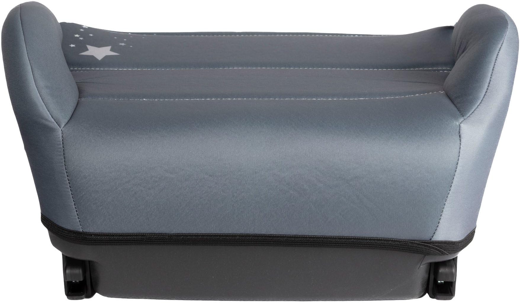 Seggiolino Alzatina Auto Bimbi Nero I-Size ECE R129, Rialzo Bimbi 125-150 Cm, 22-36 Kg, 6-12 Anni, Gruppo 3, Facile Da Trasportare - Sfoderabile E Lavabile