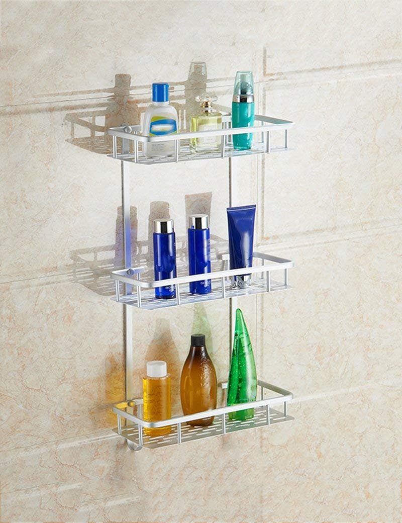 GZ Toallero de baño, Bastidores de baño Canastilla Triangular Almacenaje de Acabados Estante de Inodoro Baño Estante de Almacenamiento de escombros Cesta de Malla Cuadrada Garantía de Calidad, Toalle