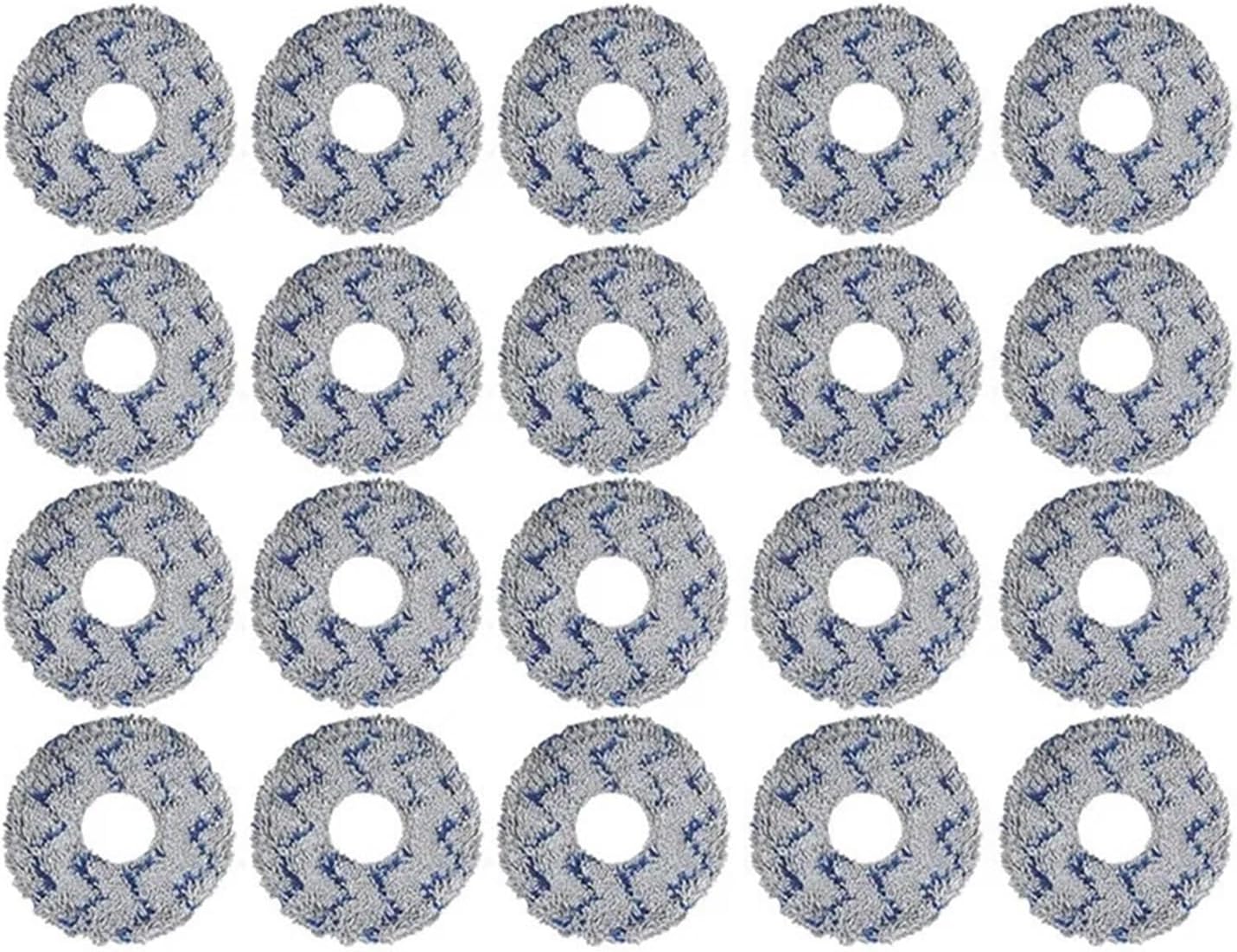 Spare Mop Pad, Compatible for ECOVACS DEEBOT N30 Omni / N30 Pro Omni, Robot Vacuum Cleaner Replacement Part(20pcs)
