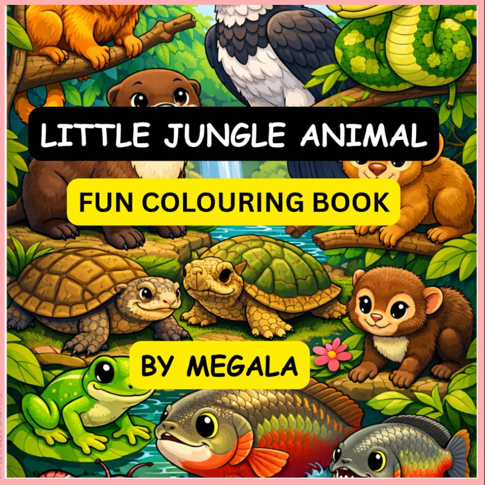 LITTLE JUNGLE ANIMAL: FUN BOOK