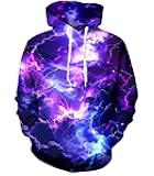Hoodies for Men Women 3D Graphic Fleece Sweatshirts Pullover Novelty Cool Funny Hoody Hooded With Pockets