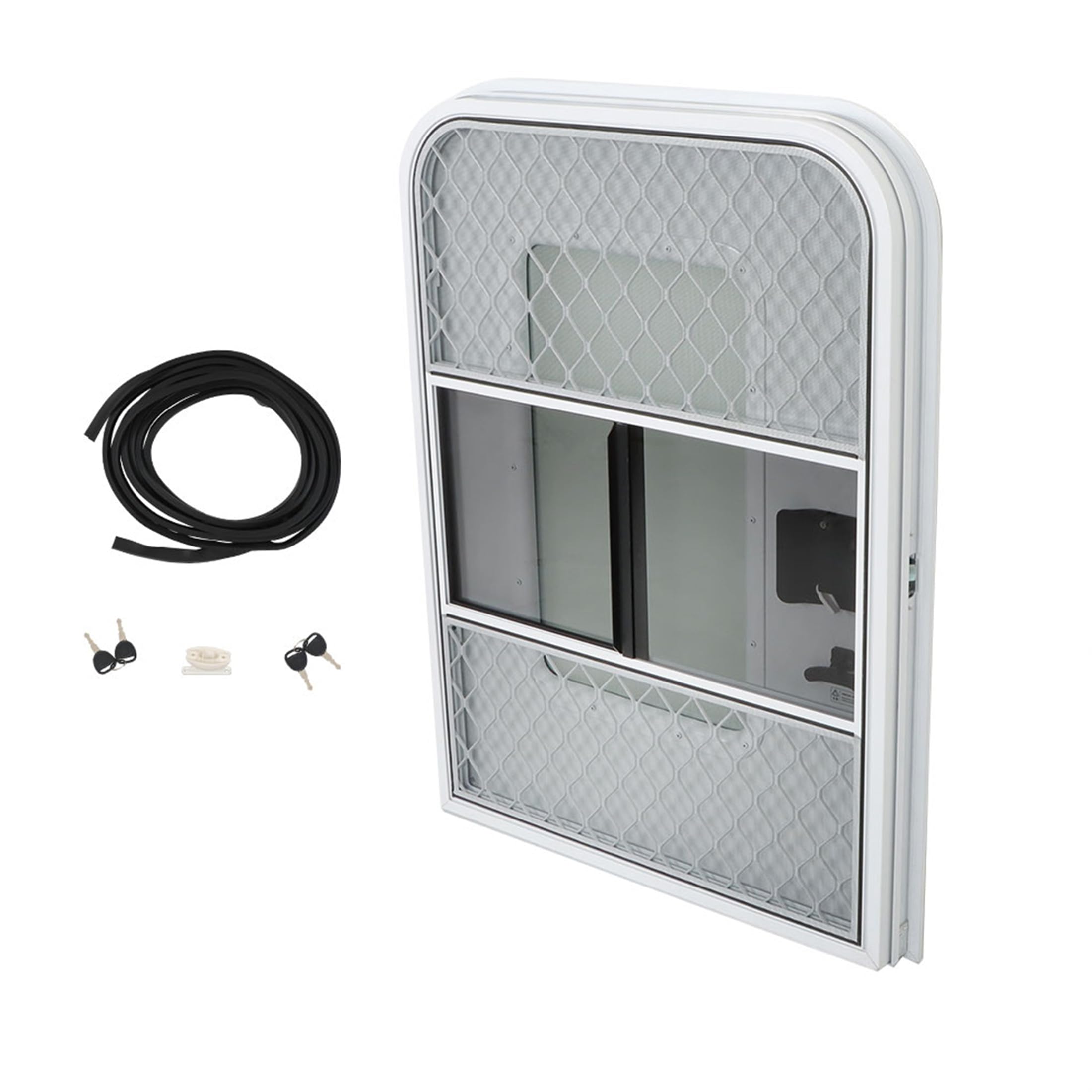 Rv Entry Door 900MM X 450MM Hartford Radius Corner Flat Wall Campervan ...