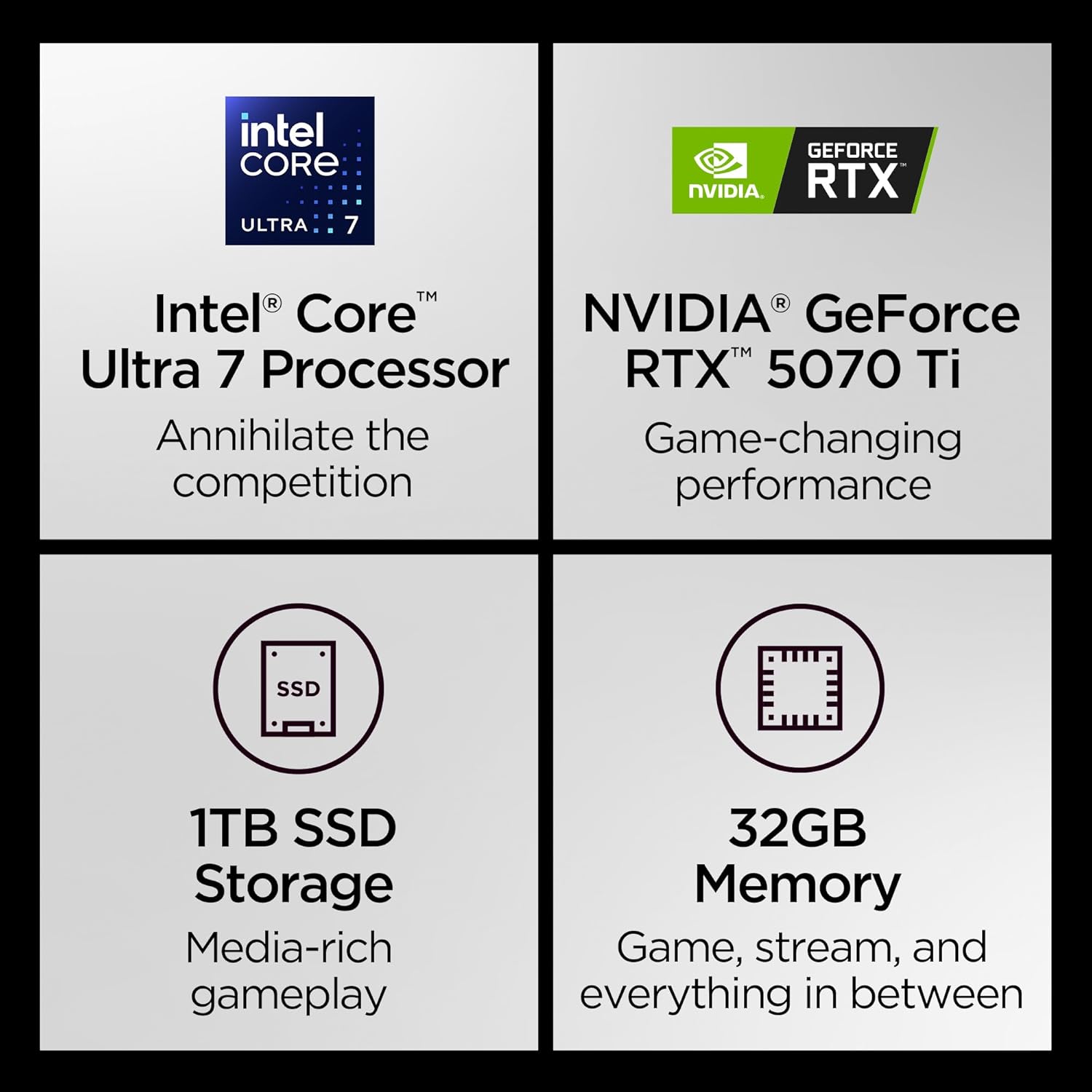 Lenovo Legion Pro 7i – AI-Powered Gaming Laptop – Intel® Core Ultra 7 255HX – 16" WQXGA PureSight OLED Display – 240Hz – NVIDIA® GeForce RTX™ 5070 Ti – 32GB Memory – 1TB Storage – PC GamePass