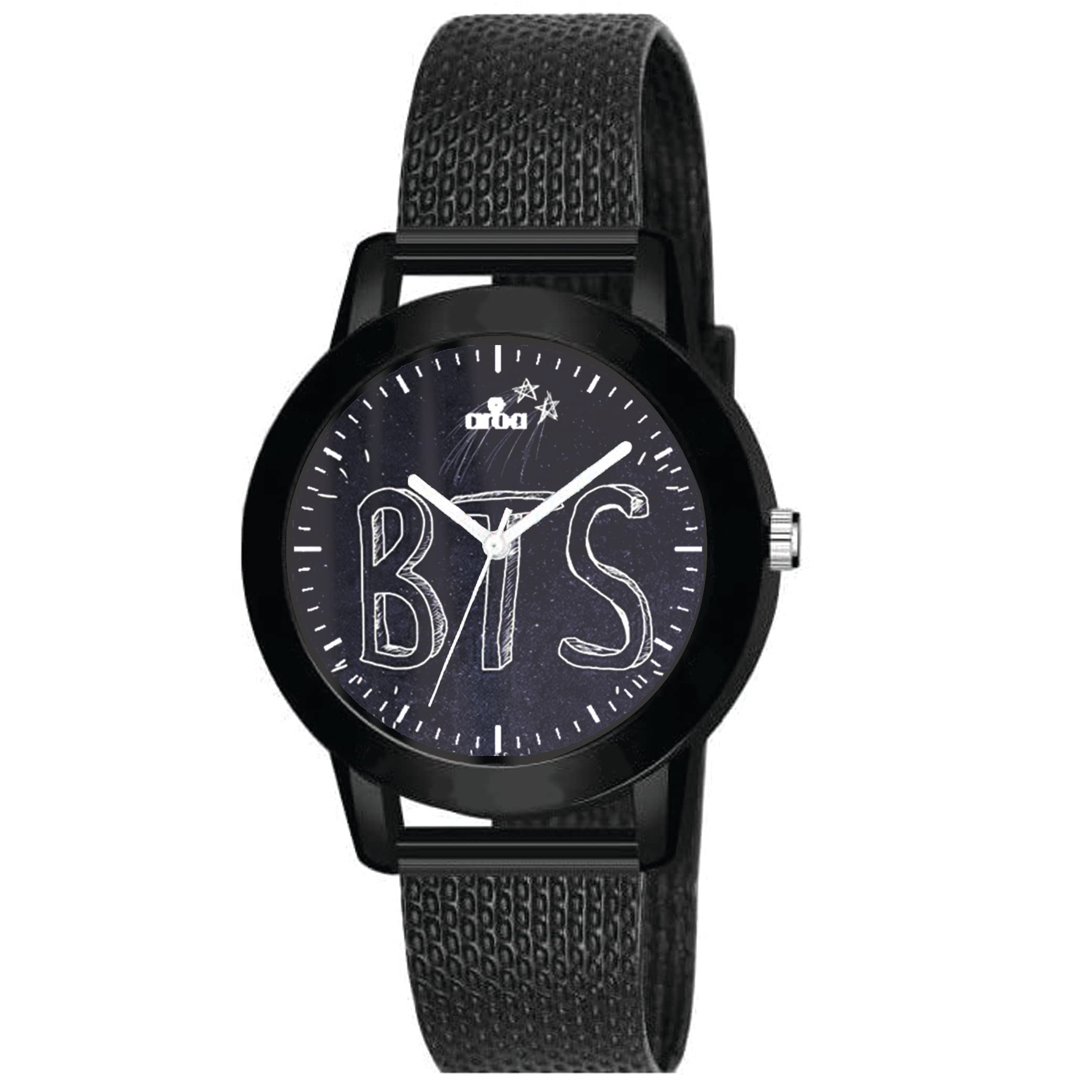 AROA Watch for Womens with BTS Army Bangtan in Black Metal Type Rubber Analog Watch Black Dial for Women Stylish Watch for Girls (B0C28Q2WSX) Amazon Price History, Amazon Price Tracker