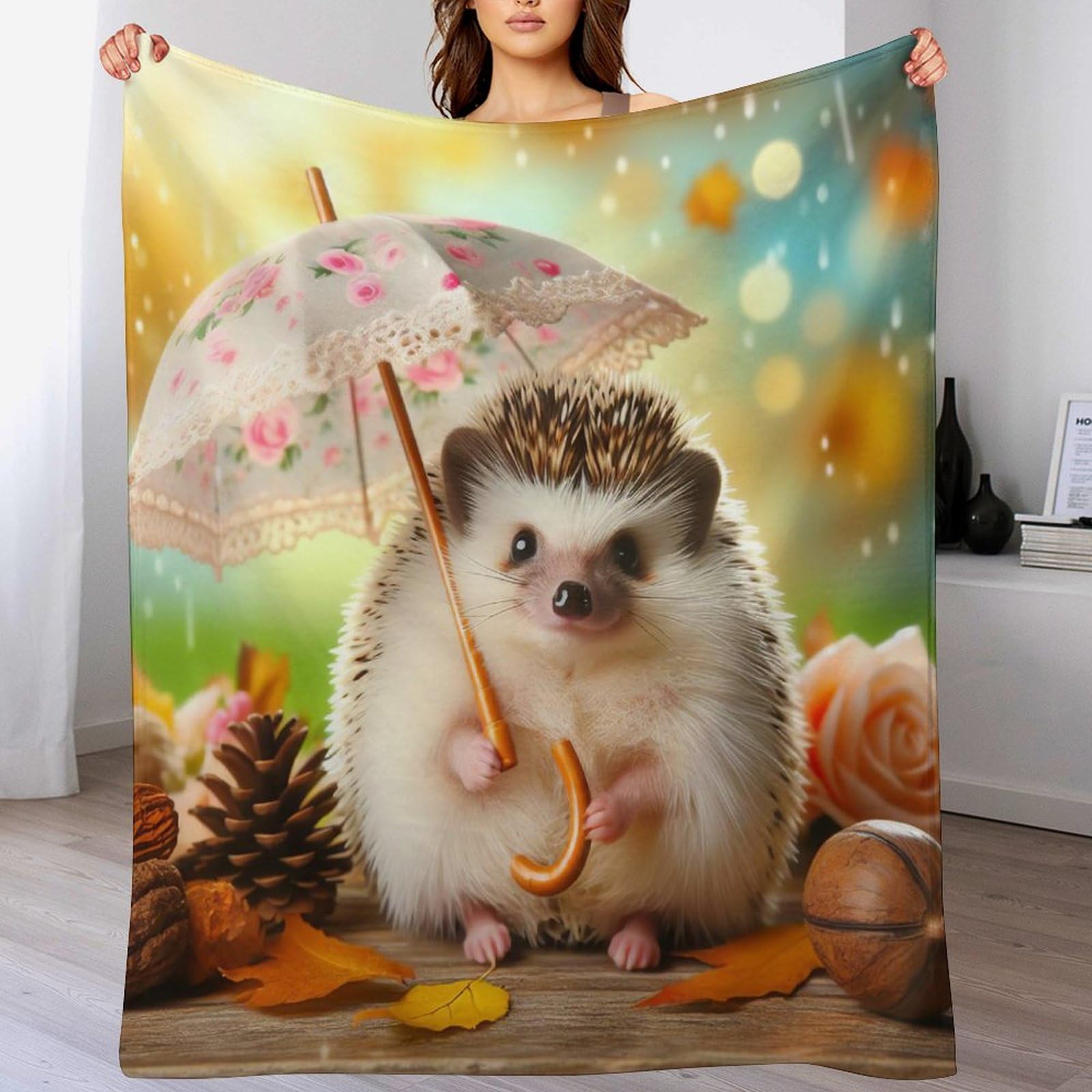 Couverture polaire extra douce en flannel thermique lavable en machine pour lit 100x130cm
