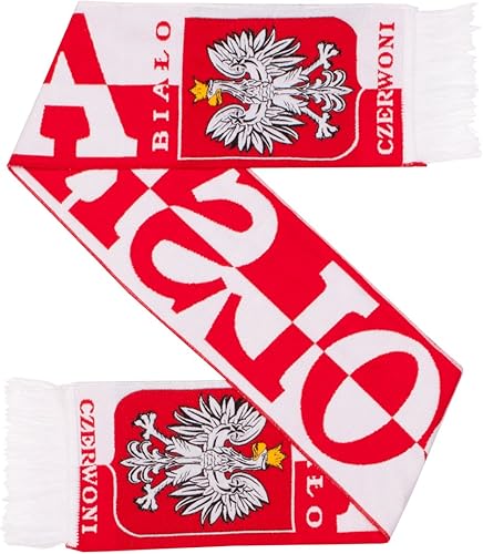 Miniatura 2 de Polska Auténtica bufanda de fútbol tejida de Polonia