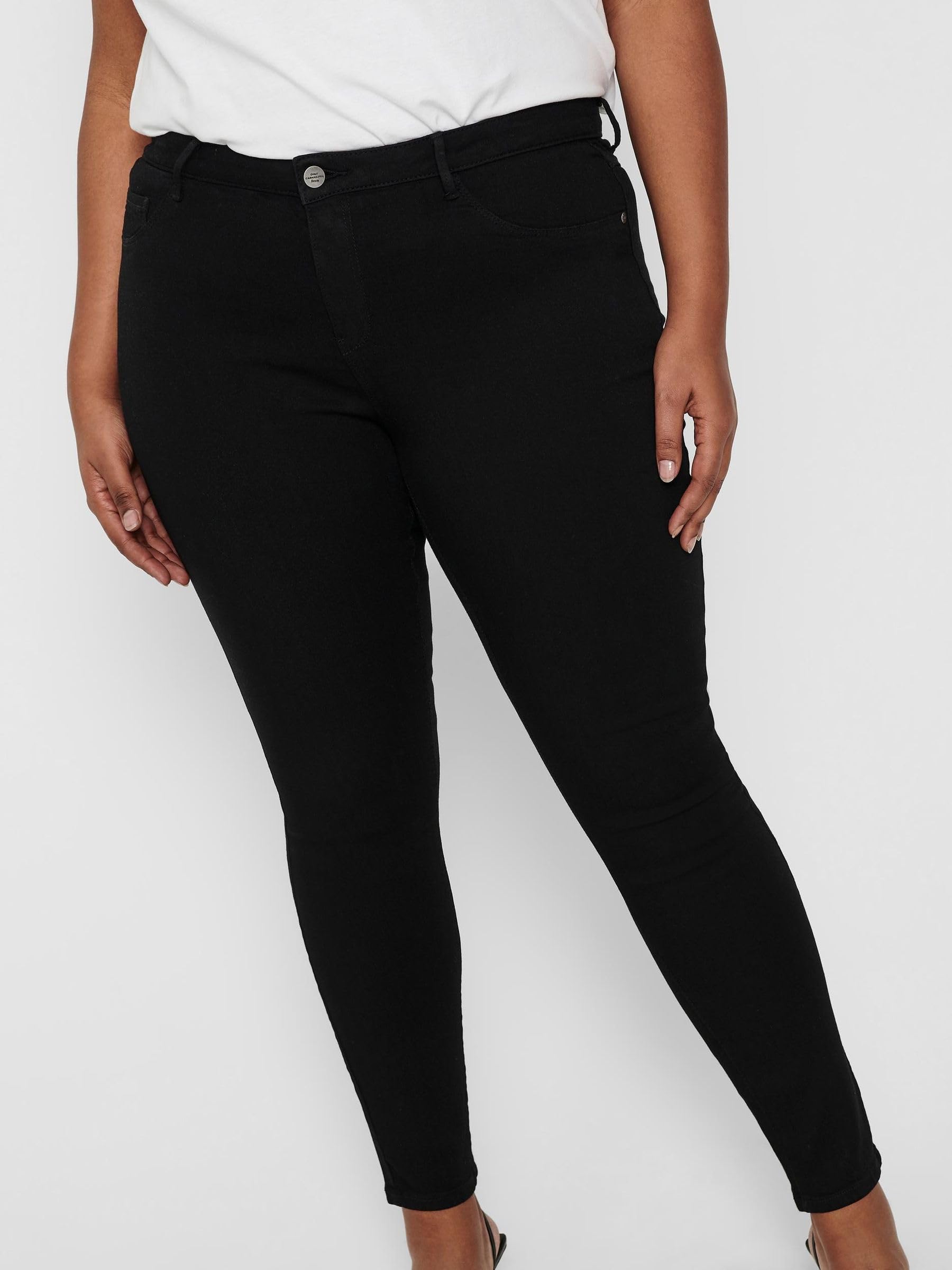 Only Carmakoma Carthunder Push Up Reg Skinny Jeans Noos - Vaqueros Mujer