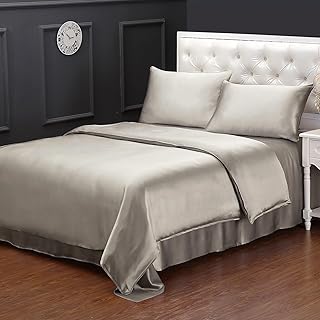 LILYSILK 【19匁】シルク寝具カバーセット3点 掛け布団カバー + 