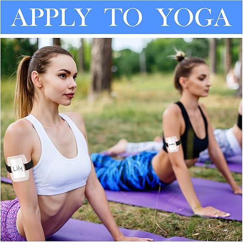 Miniatura 5 de Meanplan 100 soportes para insignia de brazo con correa ajustable, soporte para credencial de identificación, pase de brazalete con nombre para