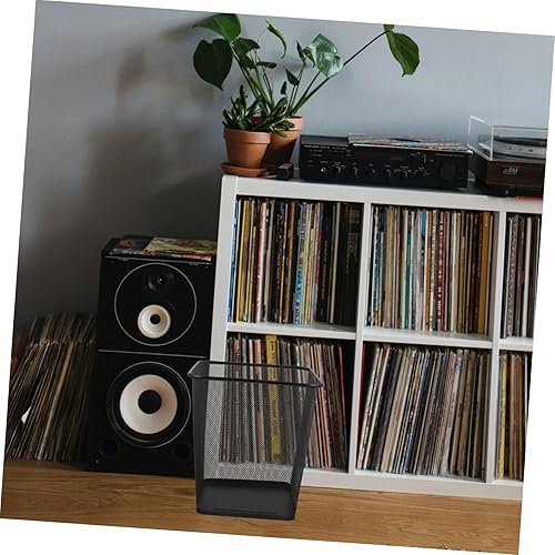 Miniatura 8 de Botes de basura vintage cuadrados de malla, papelera de oficina, cesta de basura debajo del escritorio, cesta de basura para el hogar, cocina,