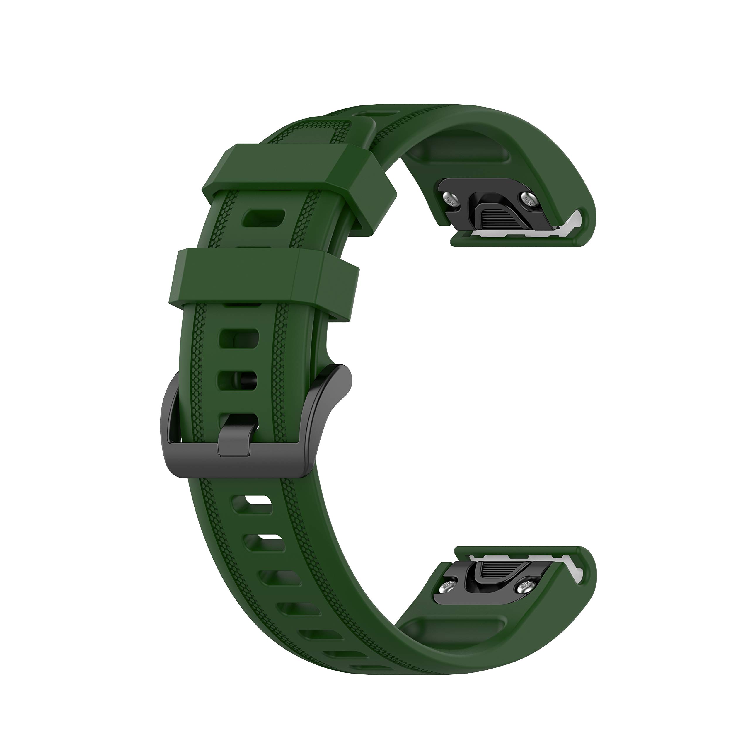 AISPORTS 5-pak kompatybilny z Garmin Fenix 5S Plus pasek silikonowy dla kobiet mężczyzn, 20 mm pasek do zegarka, miękki sportowy pasek zastępczy do Garmin Fenix 7S/6S/6S Pro/5S/5S Plus/Instinct 2S