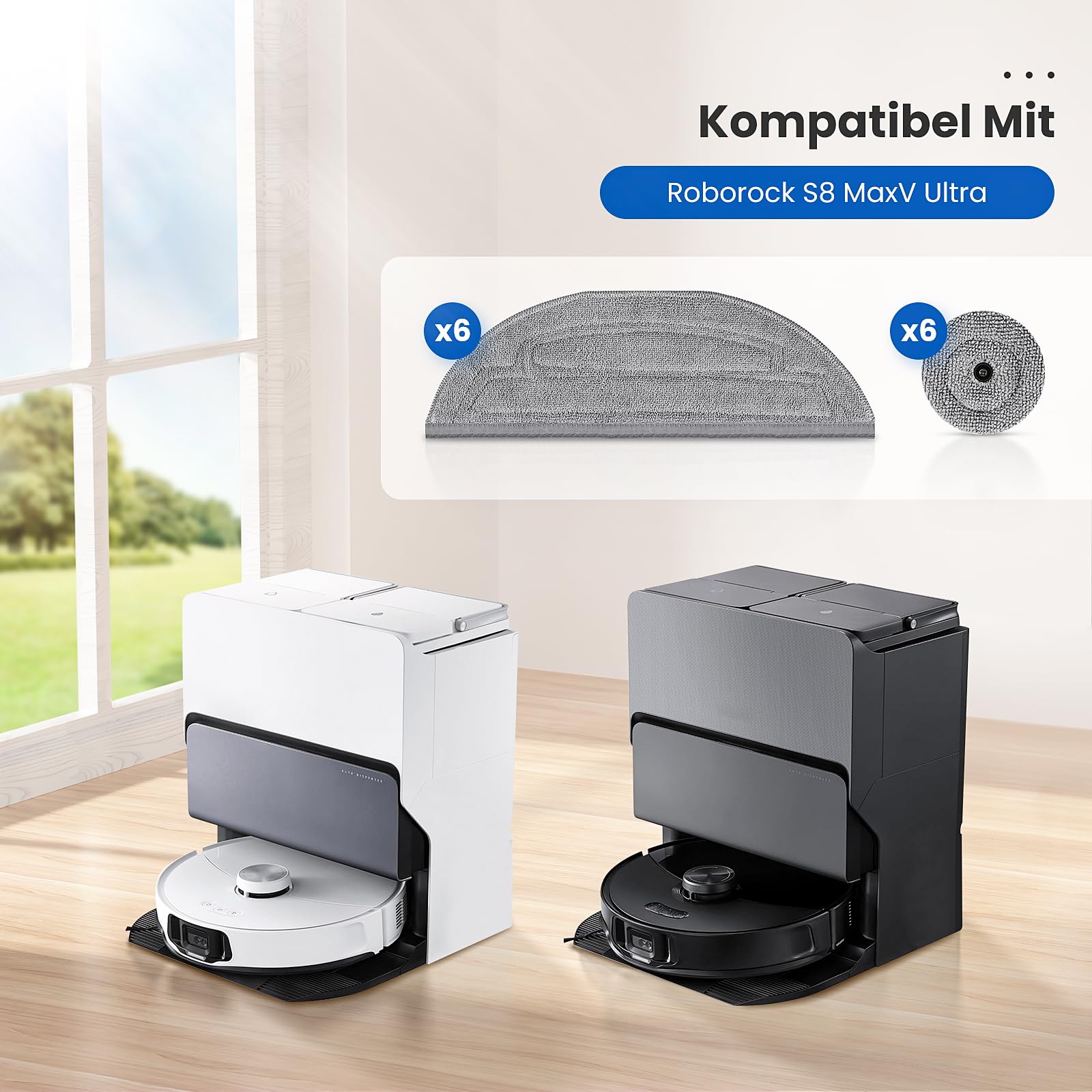 Roborock S8 Robot Aspirapolvere Con Doppia Spazzola &ap; Aspirazione