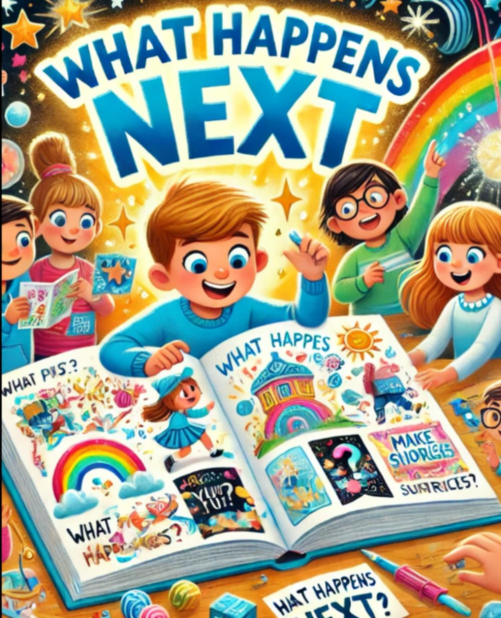 What Happens Next ?: 8 Stories in 1 Book !