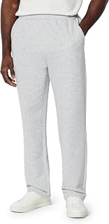 Amazon Essentials Men's Cotton Blend Sweatpants, Regular Fit Open Hem