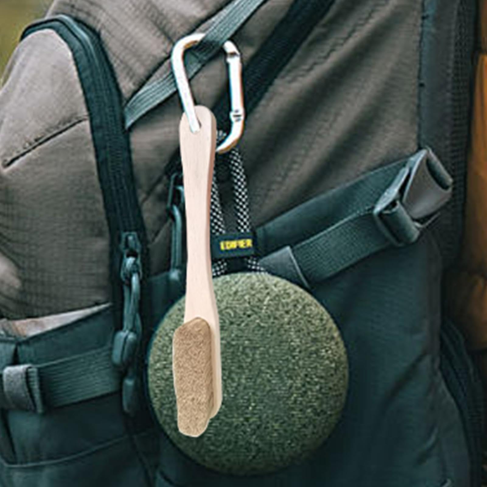 Spazzola per la pulizia del boulder, spazzola di gesso per arrampicata su roccia, strumento di pulizia delle setole multifunzionale, spazzola di gesso per boulder, strumenti di pulizia per arrampicata