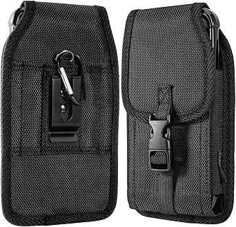 Mens Belt Phone Holster Compatible with Google Pixel 9a, 9, 9 Pro, 9 Pro XL, 8a, 8, 8 Pro, 7a, Compatible with Motorola Edge 60, 60 Fusion, 50 Neo, 50, 50 Ultra, 50 Fusion