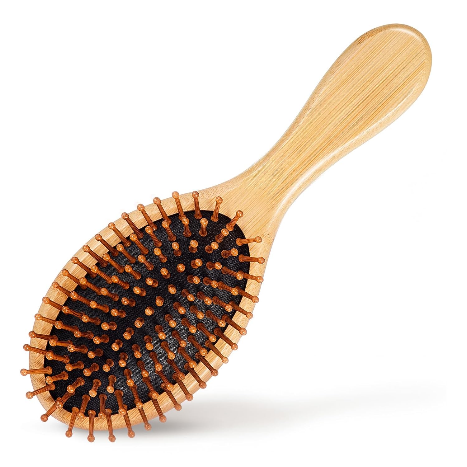 Weysat 12 Pcs Bamboo Hair Brushes Bulk, Wooden Paddle Detangling Brush, Scalp Massage and Anti-Static Hairbrushes, DIY Engraving Gifts for Women, Men, Party and Wedding (White)