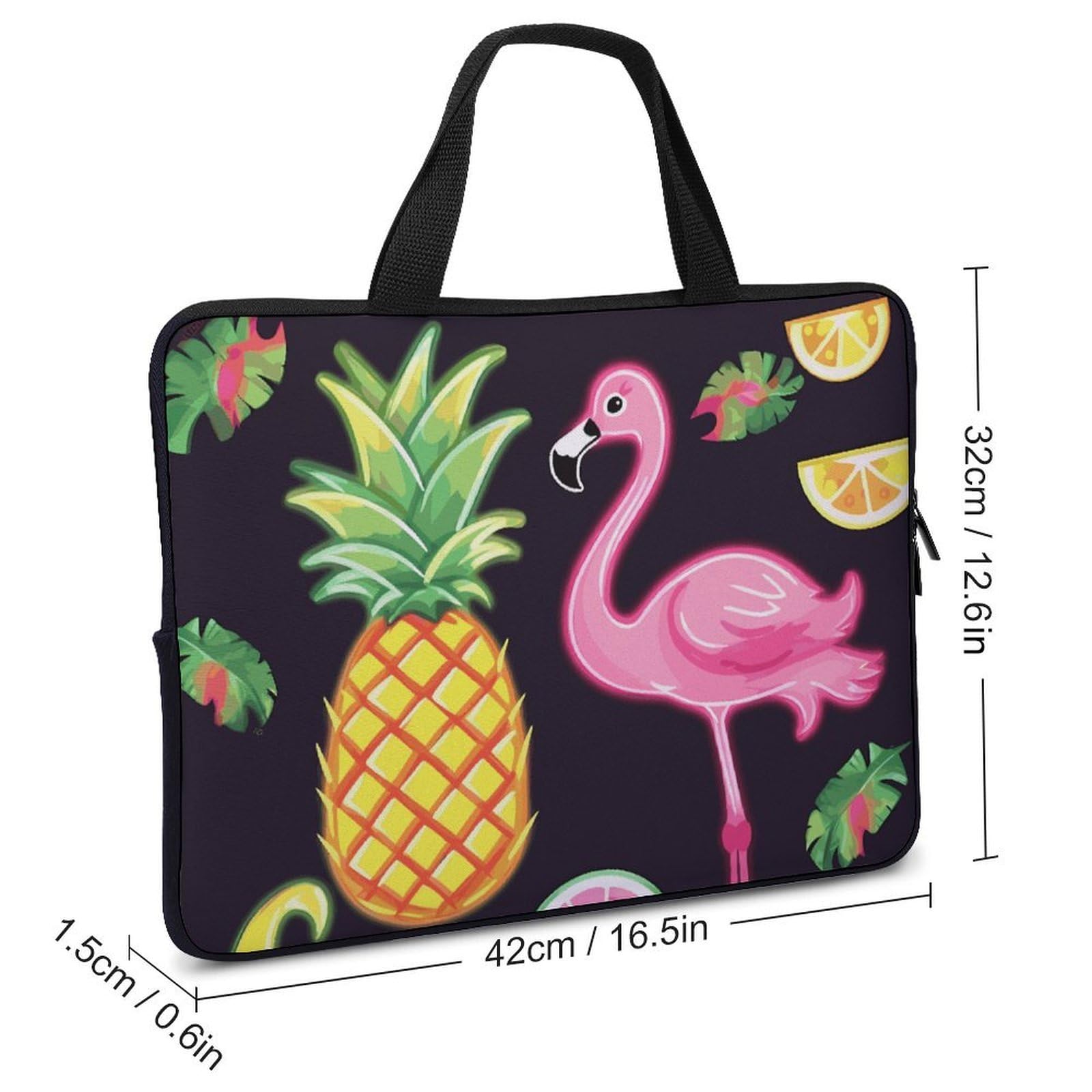 Custodia per computer portatile da 17", ultra sottile, leggera e impermeabile, in neoprene resistente, con cinghia da polso
