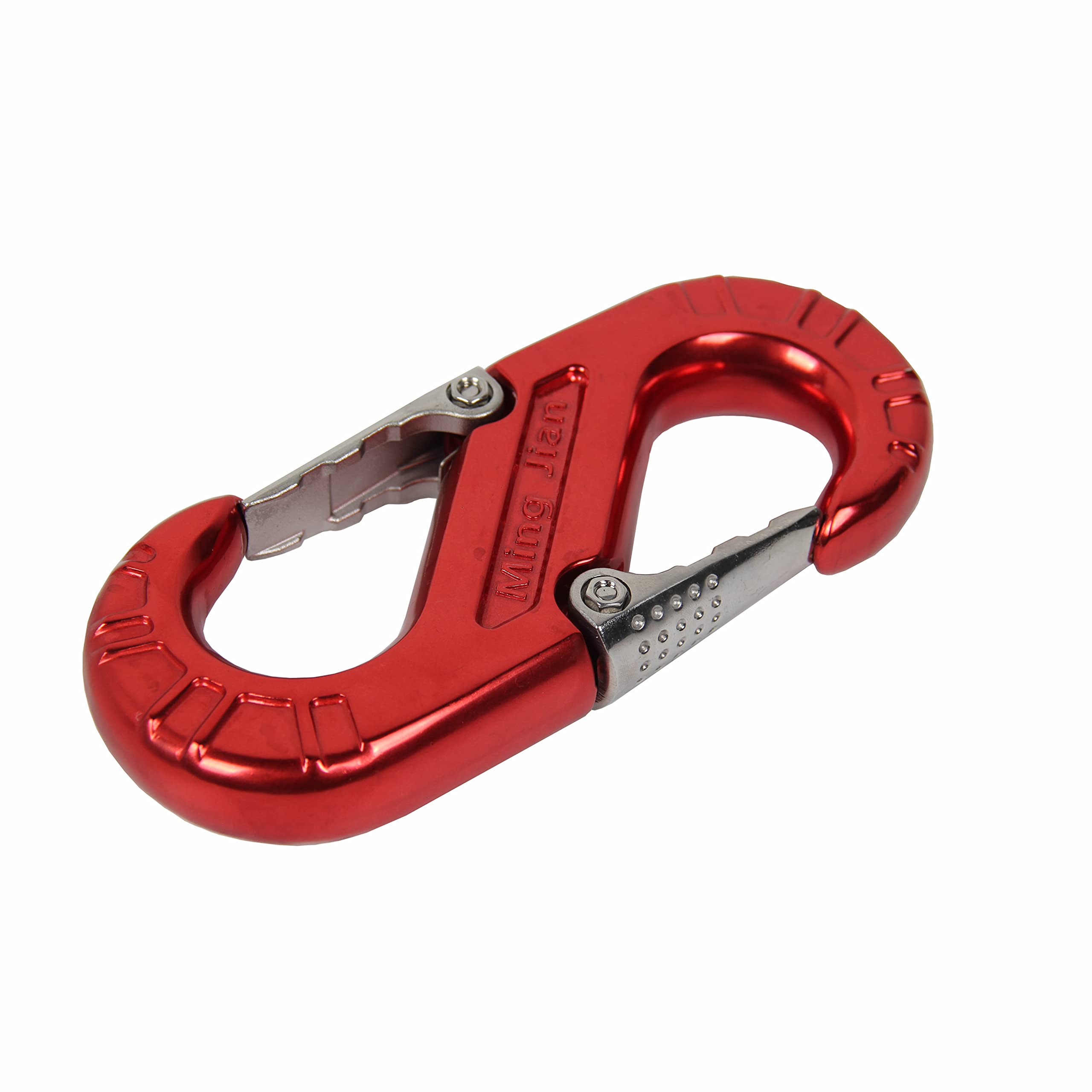 Keazet S-Shape Integrated Forging Shackles, Off Road Shackles for Rescue, Strength = 57000 lbs (Red)