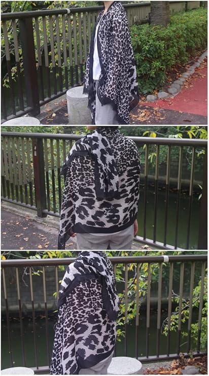 クリツィアショール！レオパード特大 カシミヤ入りイタリア製
