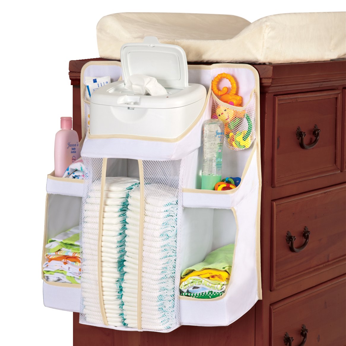 Diaper Caddy and Nursery Organizer for Baby's Essentials
