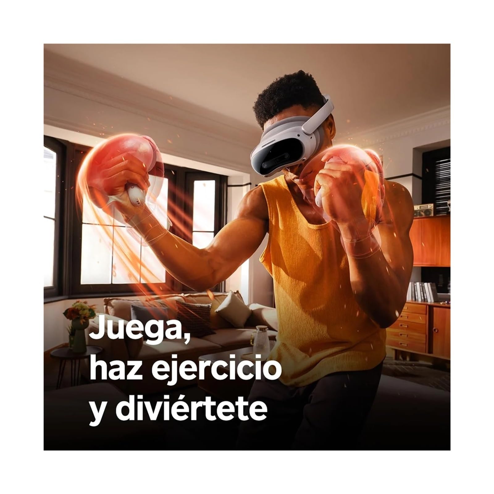 Gafas de Realidad Virtual Ultra VR MR 3D inalámbricas con Pantalla 4K y 6 Grados de Libertad for Juegos de Steam. Todo en uno.