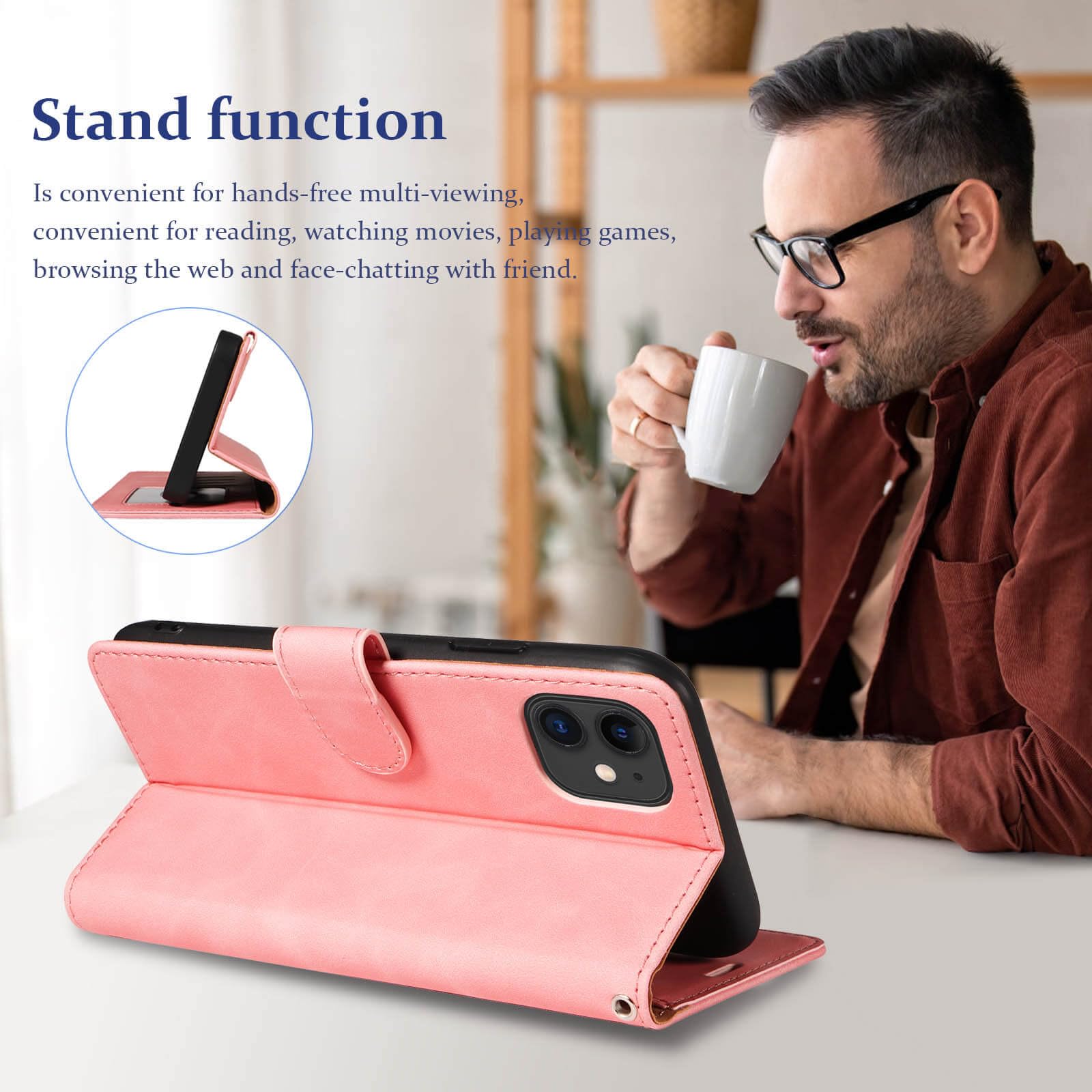 GOTOURED for iPhone 11 Wallet Case - Image 4