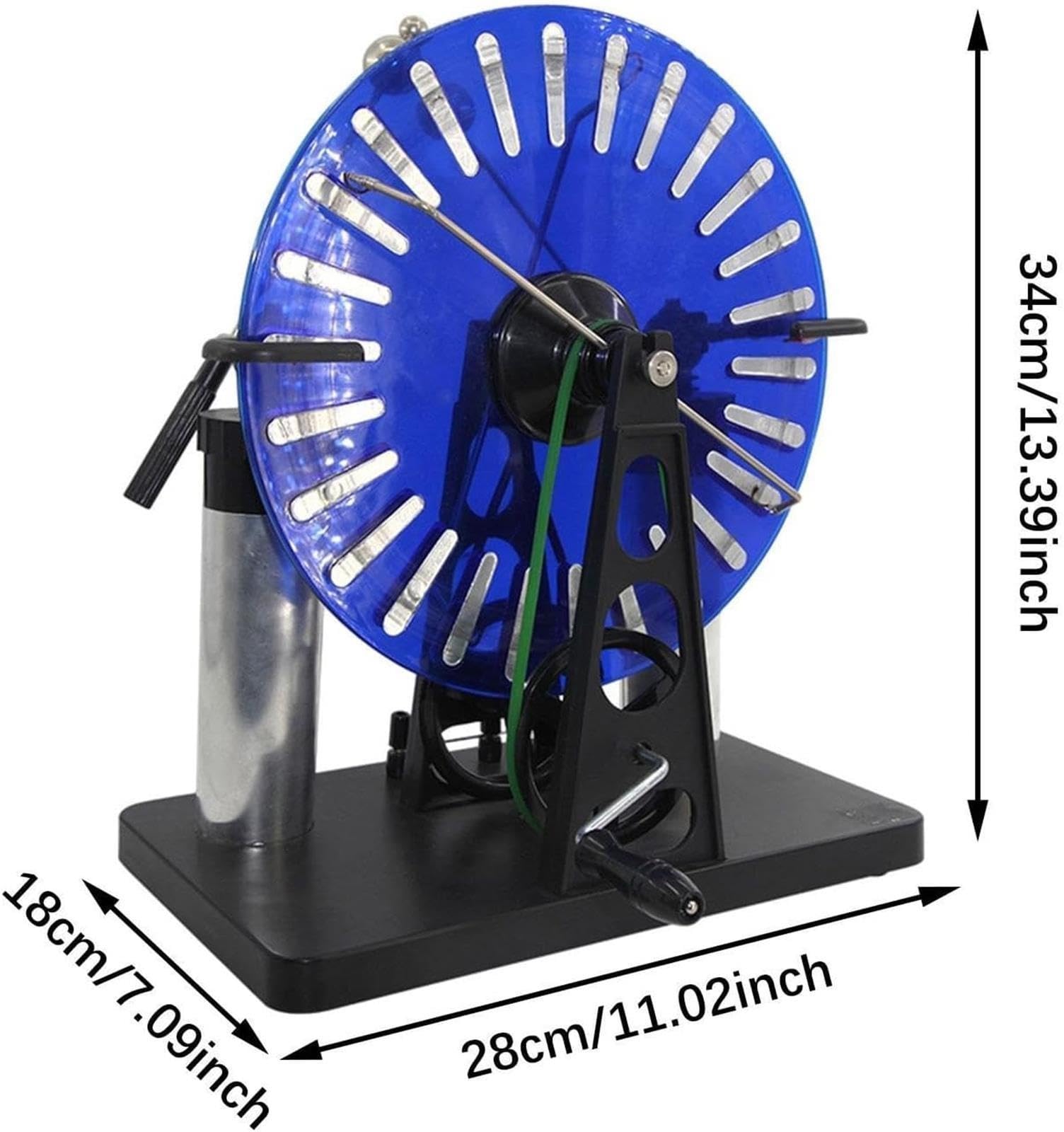Expérience de physique, générateur d'induction électrostatique polyvalent