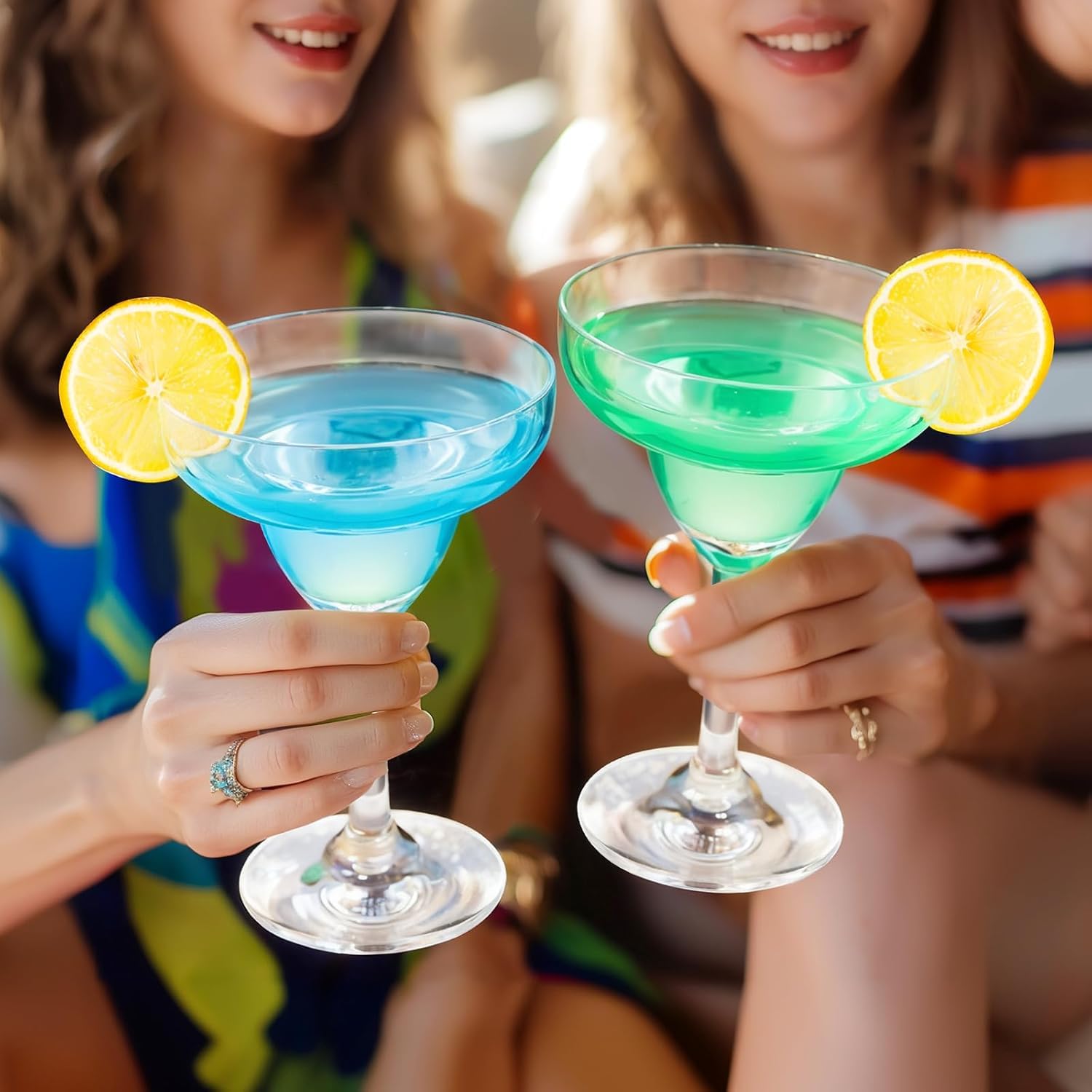 Ufrount Margarita Glasses Cocktail Glasses with stem Crystal Glassware for Frozen, Martini, Mixing Cocktails | Classic Cocktail Glasses for Drinks -190 ml Set of 12 (margerita u-12.) 4