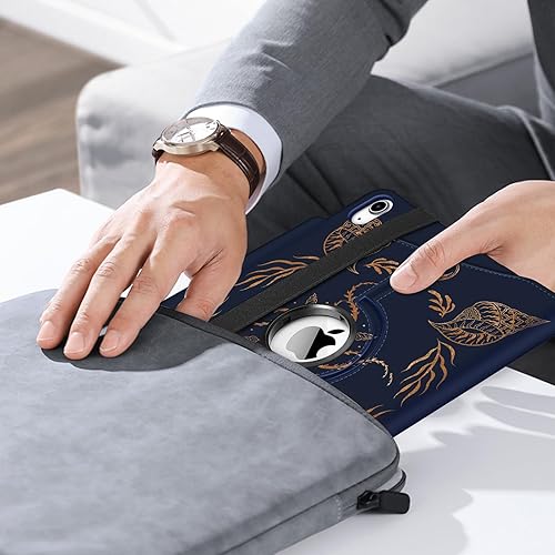 Vista 103 de Fintie Funda giratoria para iPad (A16) de 11ª generación de 11 pulgadas (2025), iPad de 10.9 pulgadas (2022) – [Soporte para lápiz integrado] Funda