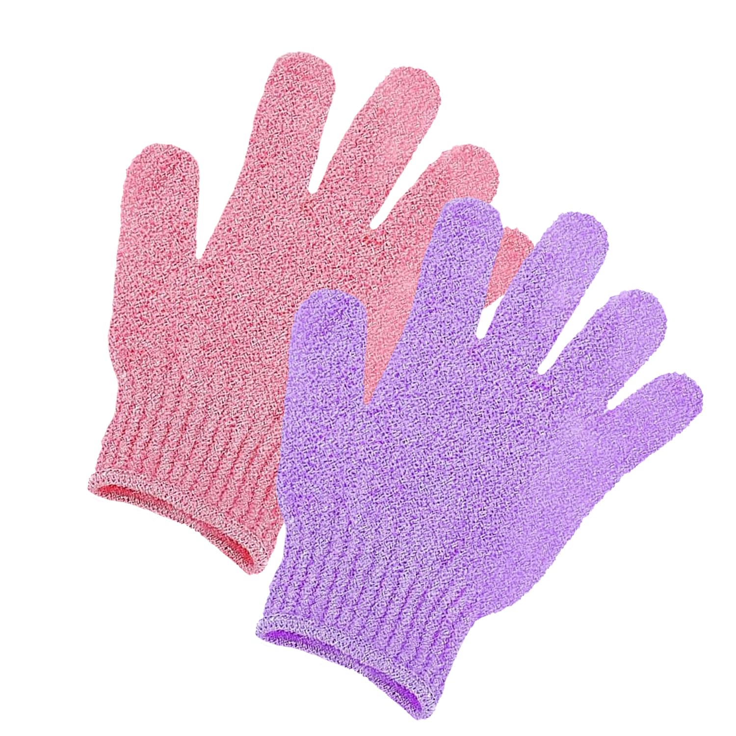 MADHYA Heavy Exfoliate Mitts Bath Gloves for Shower, Spa, Massage and Body Scrubs, Dead Skin Cell Remover Gloves and Ingrown Hair Remover, for Body, Face, Hand and Foot, Random Color, 2 Pcs(1 Pair)-image-15