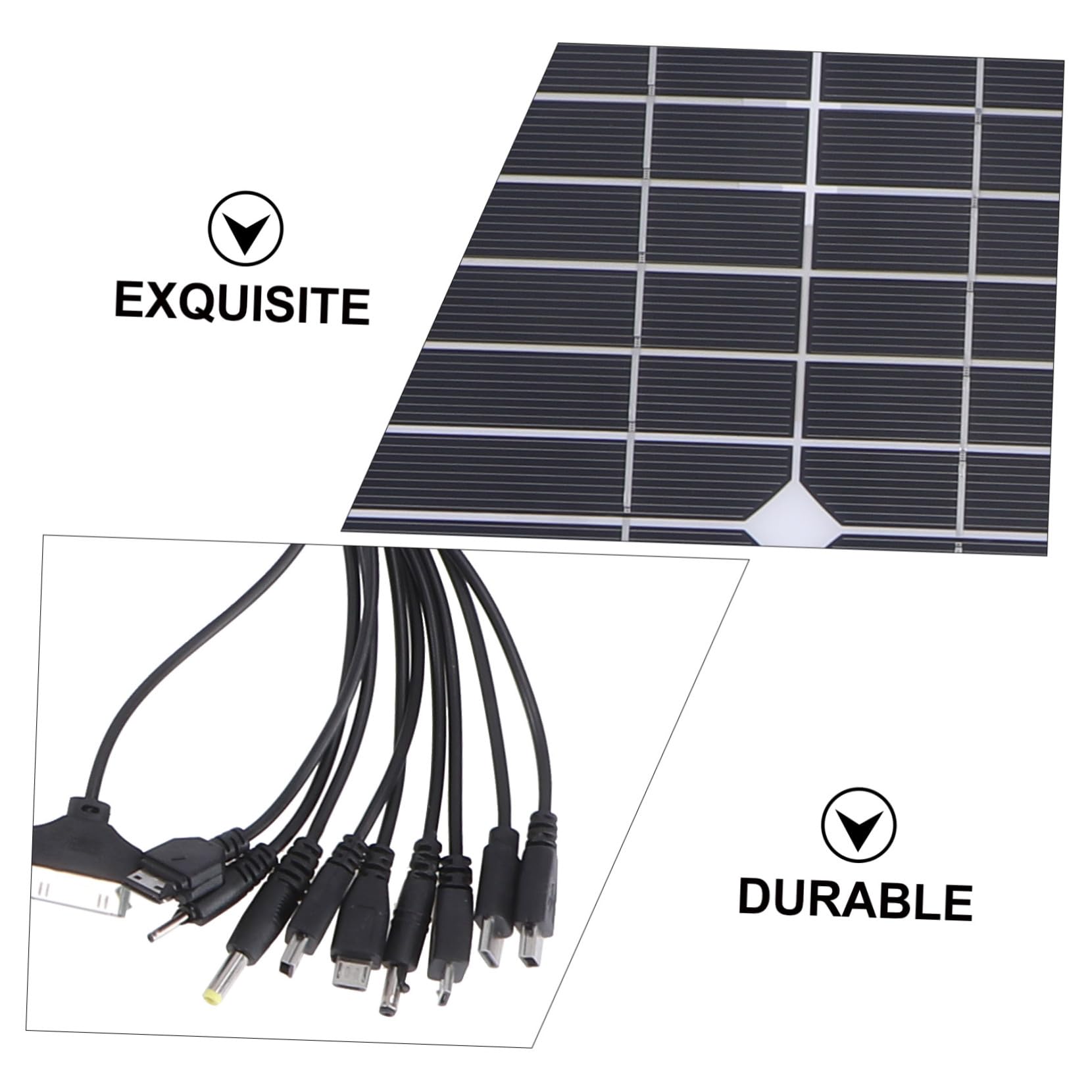 Pannello Solare 200w Monocristallino Nero per Outdoor | Alta Efficienza di Conversione, Rapporto 98%, per Camping e Attività All'aperto