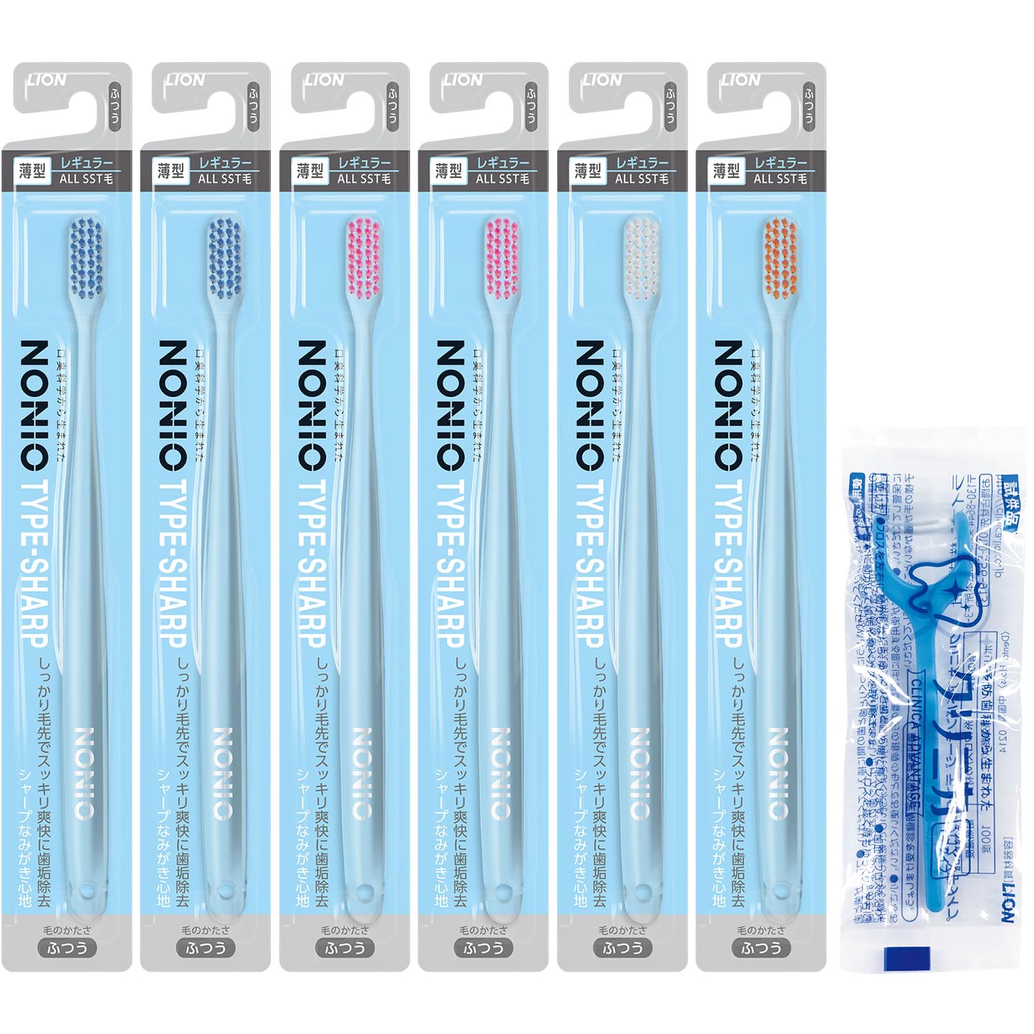 Amazon | NONIO(ノニオ) ハブラシ TYPE-SHARP ふつう 極細毛 歯ブラシ
