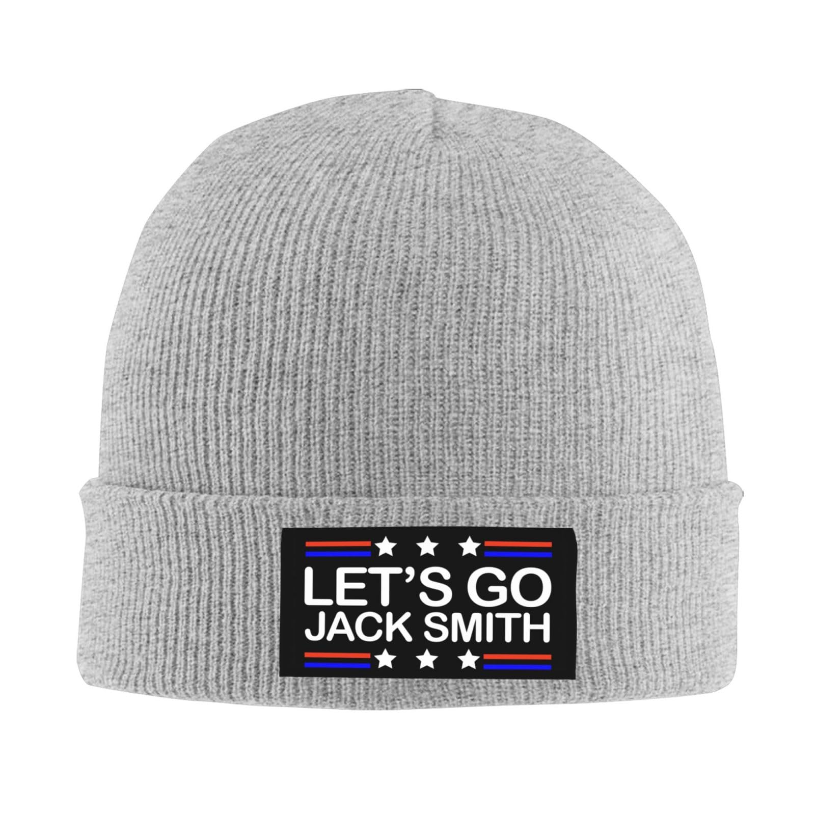 Lets Go Jack-Smith for President Black Beanie Hat for Men Women Daily Watch Cap Knit Hat Ski Stocking Cuffed Cap