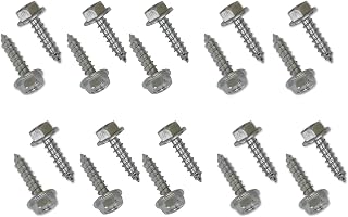 SNAP-LOC E Track Screws for Wood, E Track Fastener Set, Industrial-Strength Heavy Duty Zinc Plated Screws, 1/4