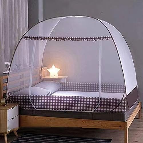 Toldo grande para tienda de campaña para cama – Diseño portátil plegable de viaje, red desplegable de viaje, 80 x 72 x 60 pulgadas de alto, tamaño