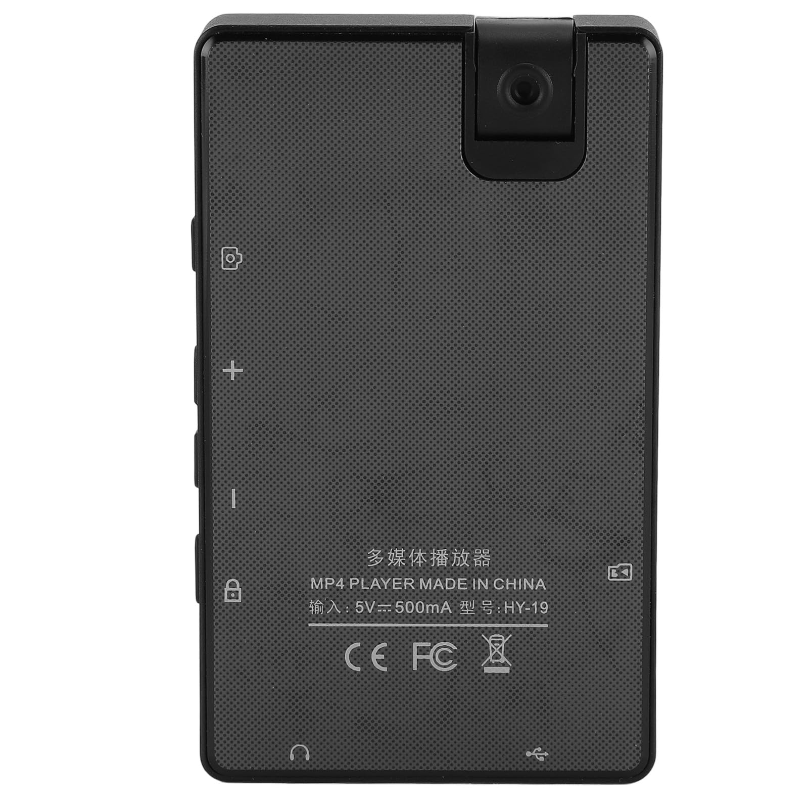 FILFEEL Cyfrowy Odtwarzacz MP4 5.3 z Dyktafonem Kamera Bateria 800 MAh Wbudowany Ekran 2,5 Cala 32 GB Wysoka rozdzielczość