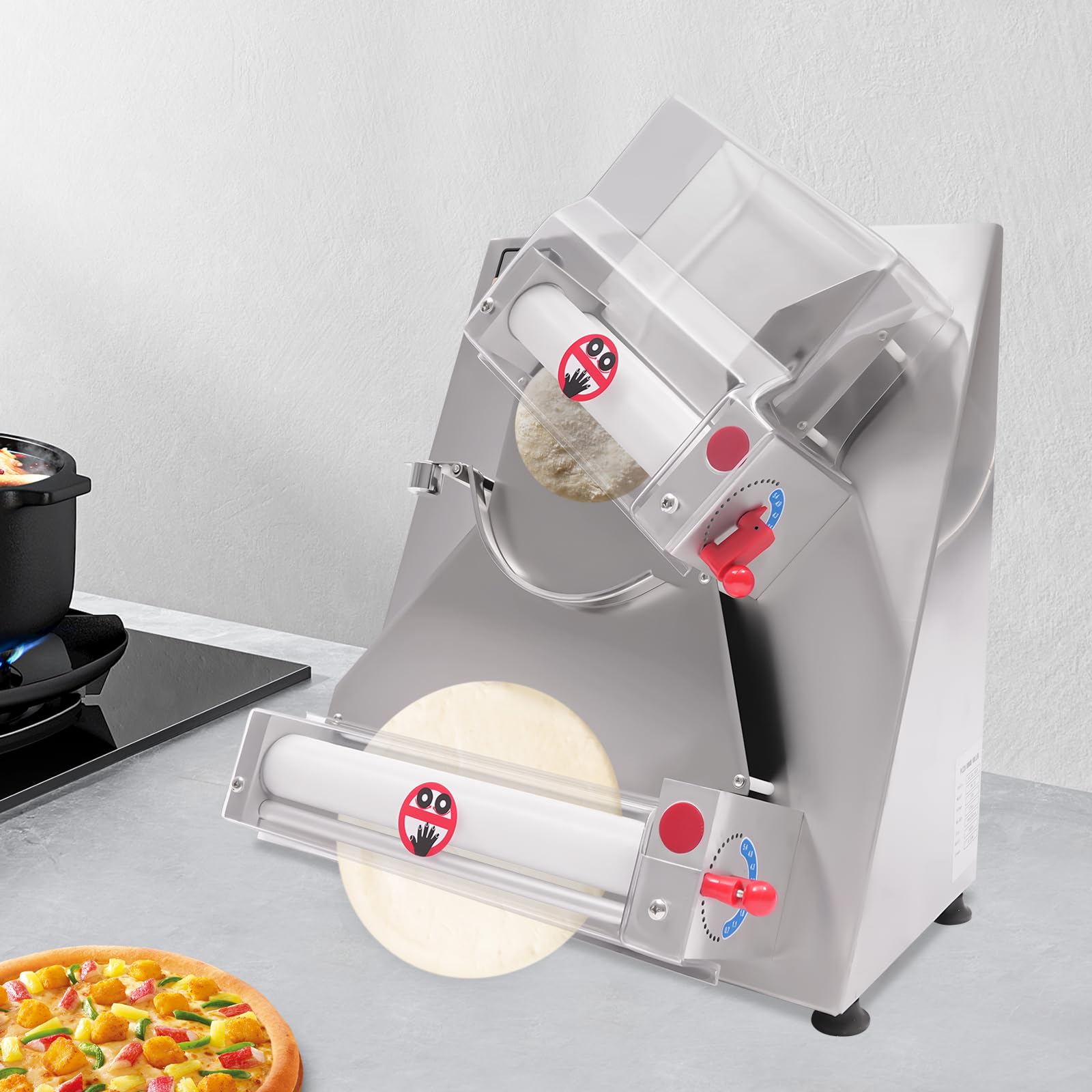 Commercial Bakery Dough Roller Machine 4-12