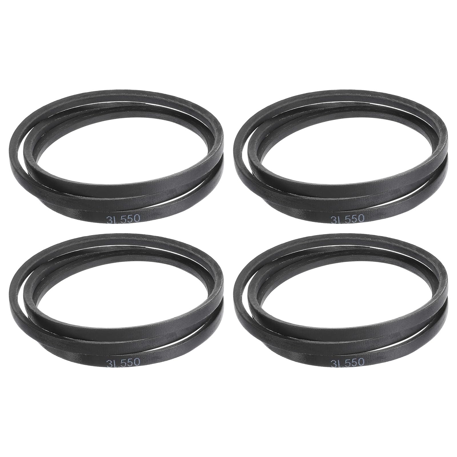 uxcell 3L240 Classic Wrapped Rubber V-Belt, 24"(610mm) Outside Circumference, 3L Profile V Belt 3/8" Width 7/32" Height — view 49