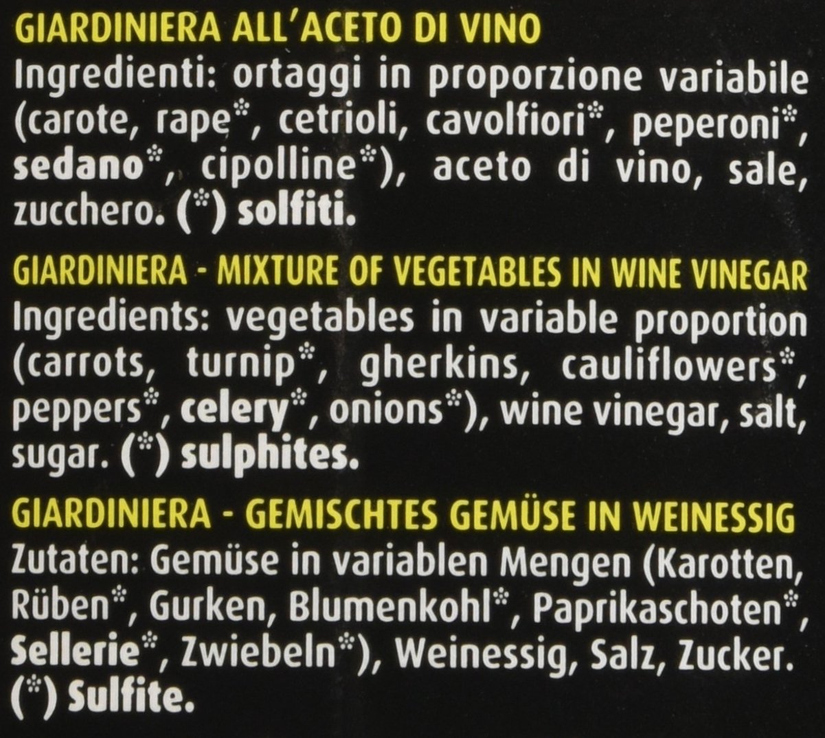 Ponti Giardiniera, T6 - 6 Vasi da 980 gr