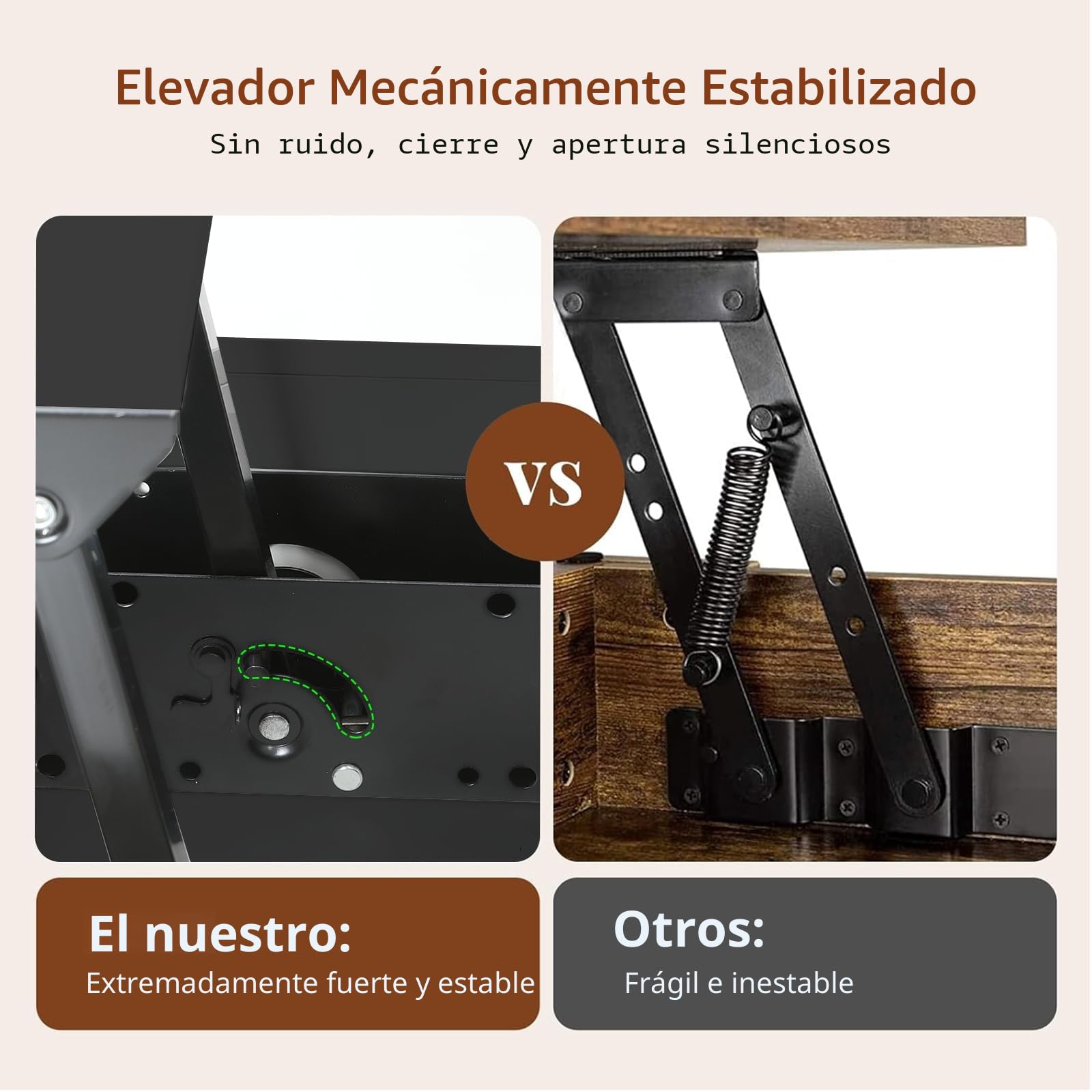 VOWNER Mesa de Centro Elevable, 4 en 1 Mesa de Salón Multifuncional, Mesa de Centro Convertible en Mesa de Comedor de Salón, 108L x 105P x 68H cm, con 4 Taburetes, (Blanco)