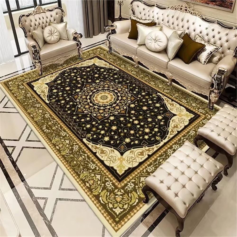 Tapis de chambre design 100x160cm facile a nettoyer pour eviter les taches