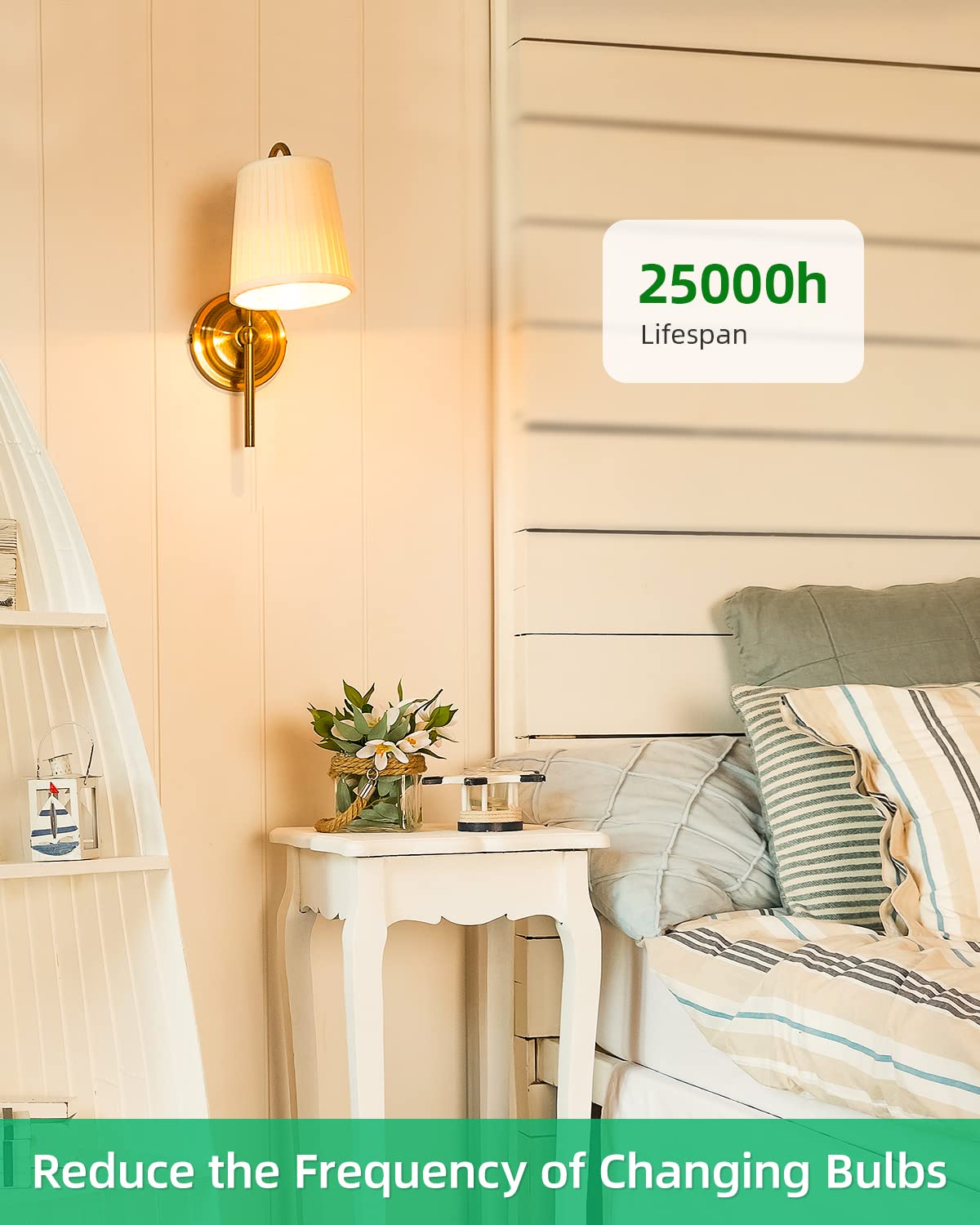 Bombillas led Bombilla LED E27 de 13 W, 1200 lúmenes, luz Blanca cálida, Equivalente a 3000 K, Bombilla incandescente Tornillo Ahorro energía GLS 100, Paquete 6