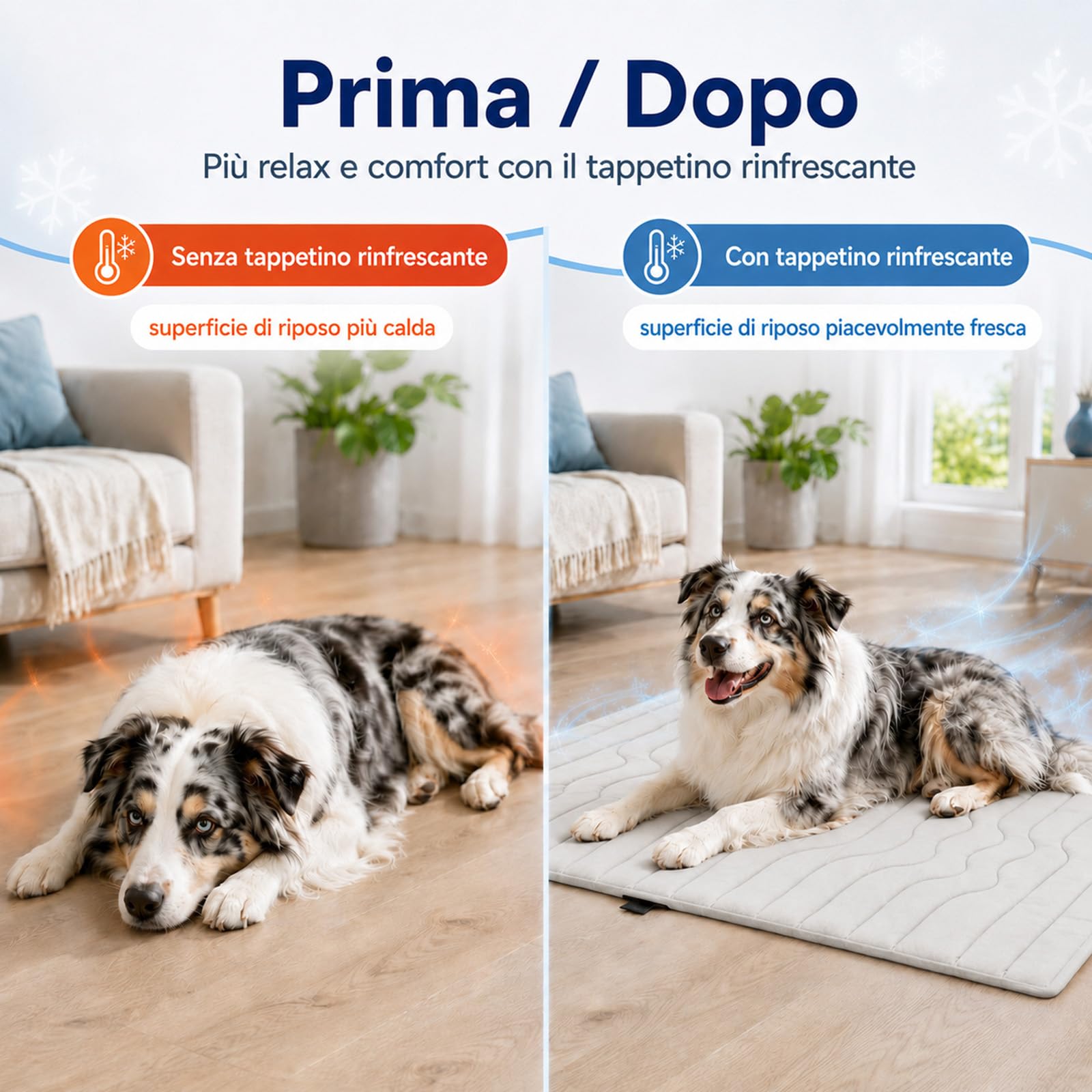 Tappetino Refrigerante per Cani Kobolaf, Lavabile e Pieghevole (XL)