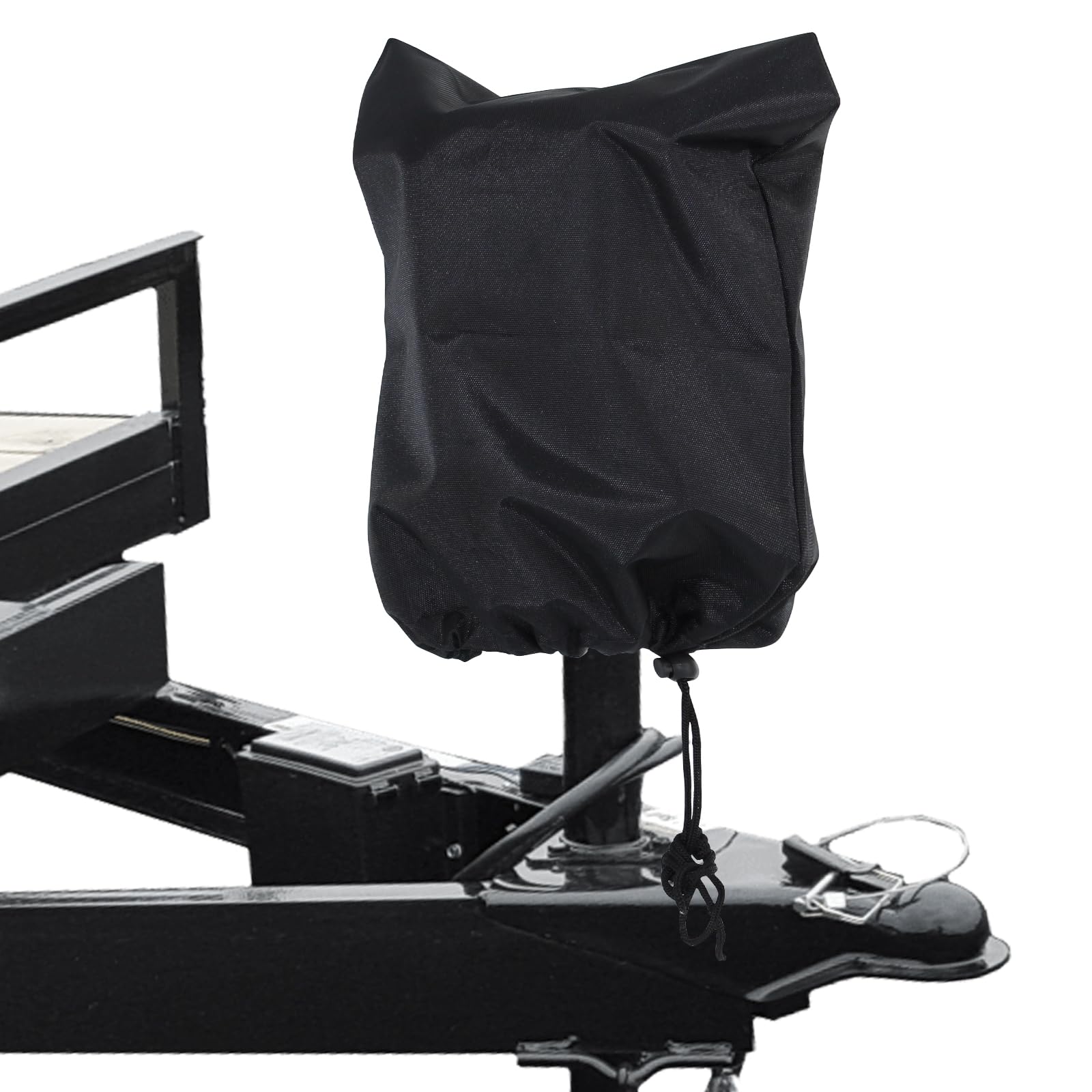 LCyindu Electric Tongue Jack Cover,1000D Oxford Fabric,UV Resistant, RV Travel Trailer Jack Protective Cover for RV,Camper,Travel,22″(C),10″(H)