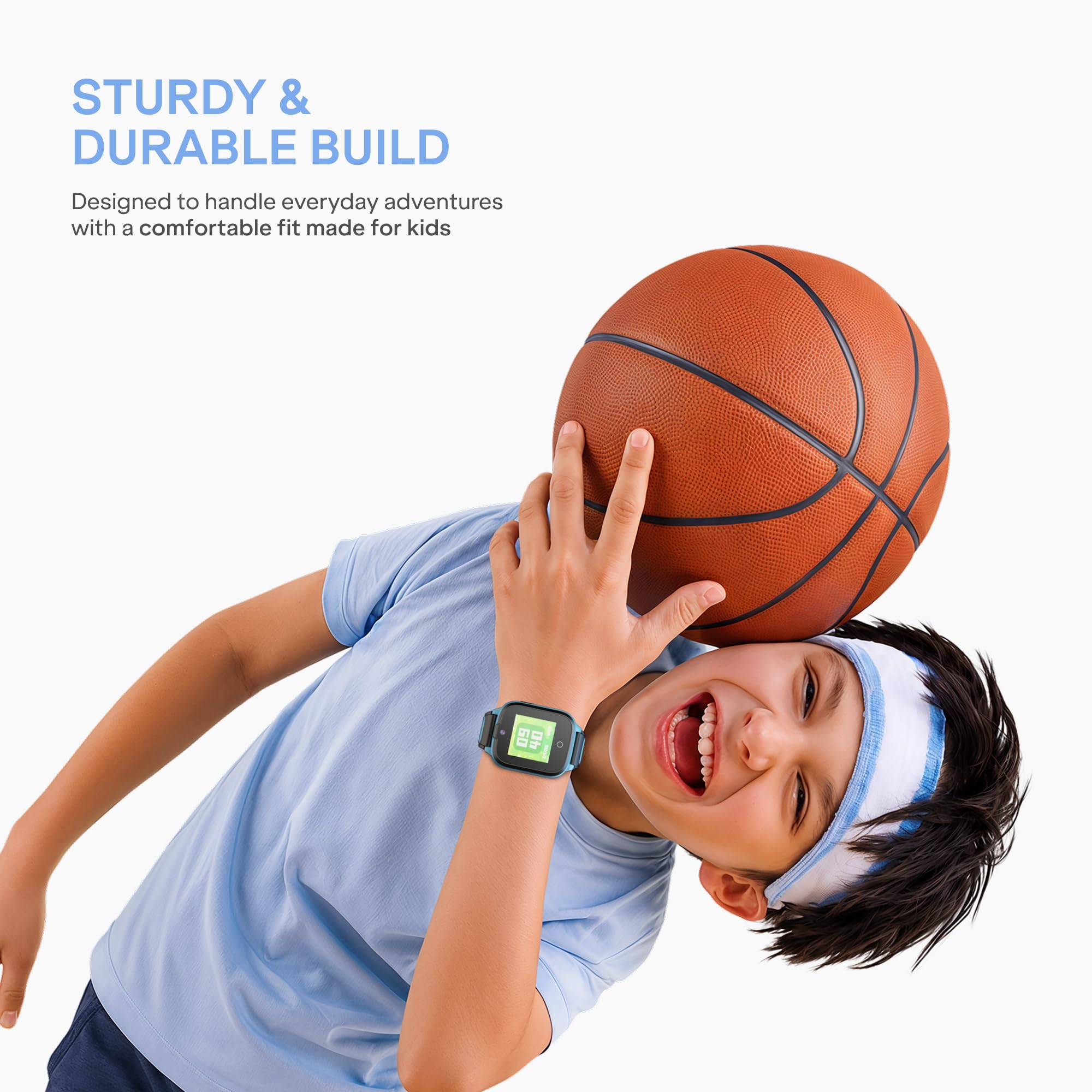 boAt Sailor Nav Kids Smartwatch with 2-Way Video & Voice Calling, Real Time Location Monitoring via Maps, Geofencing, 4G SIM Compatible, Parental Control, SOS, Smartwatch for Boys (Sky Blue) — Amazon image 10