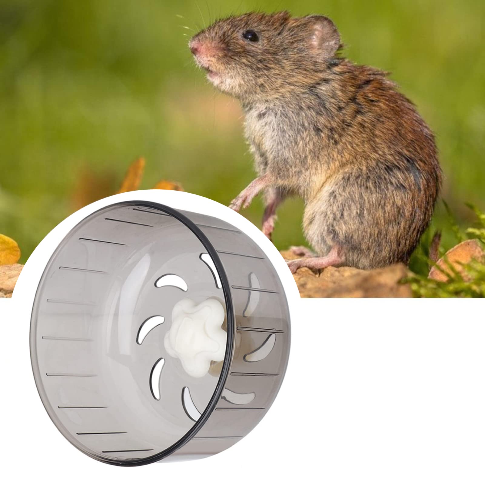 Hamster Rennrad, 13 cm Hamsterrad Kleines Laufrad Haustiere Kunststoff Rennspielzeug Hamsterlaufrad Übungsrad Kleintierspielzeug Totoro Mouse Eichhörnchen Kleintier Haustier Rennmäuse Meerschweinchen Haustier